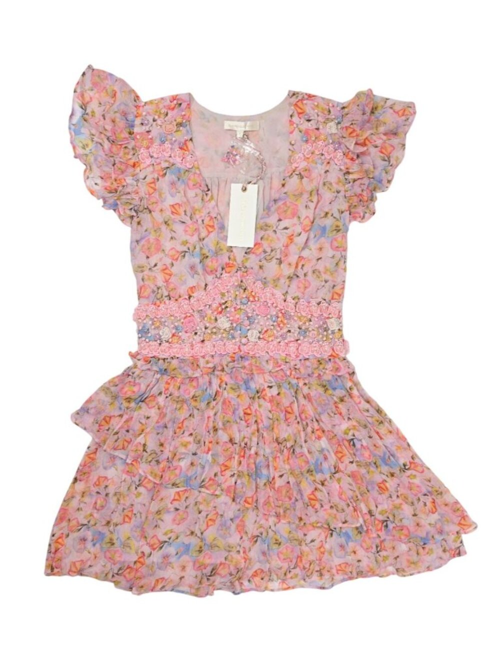 LoveShackFancy Marisela Dress in Pastel Confetti